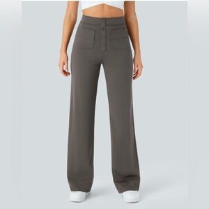 Halara High Waisted Button Pants